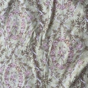 Fabric 3 7/8 Yards Moondance Robyn Pandolph Moda Floral Ribbon Wreath Green